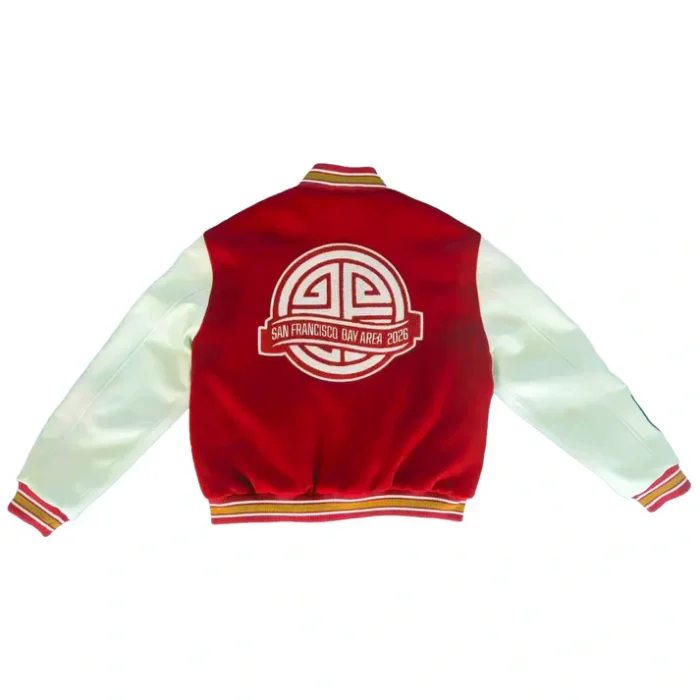 EMPIRE x Jeff Hamilton Letterman Jacket Back Side