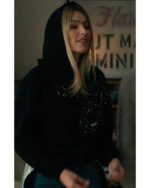 Elsbeth S03 Sveta Black Snake Printed Hoodie