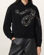Elsbeth S03 Sveta Black Snake Printed Hoodie - Image 2