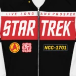 Star Trek: The Original Series To Boldly Go Unisex Bomber Jacket - Image 3