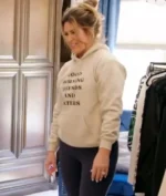 The Real Housewives of Orange County Emily Simpson Good Morning Friends and Haters Hoodie - Image 3
