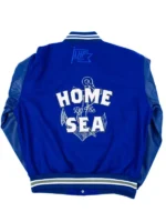 Royal Blue Hampton Motto Varsity Jacket - Image 2