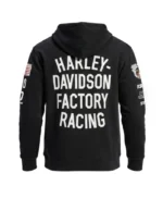 Harley Davidson Factory Racing Fanwear Black Hoodie - Image 2