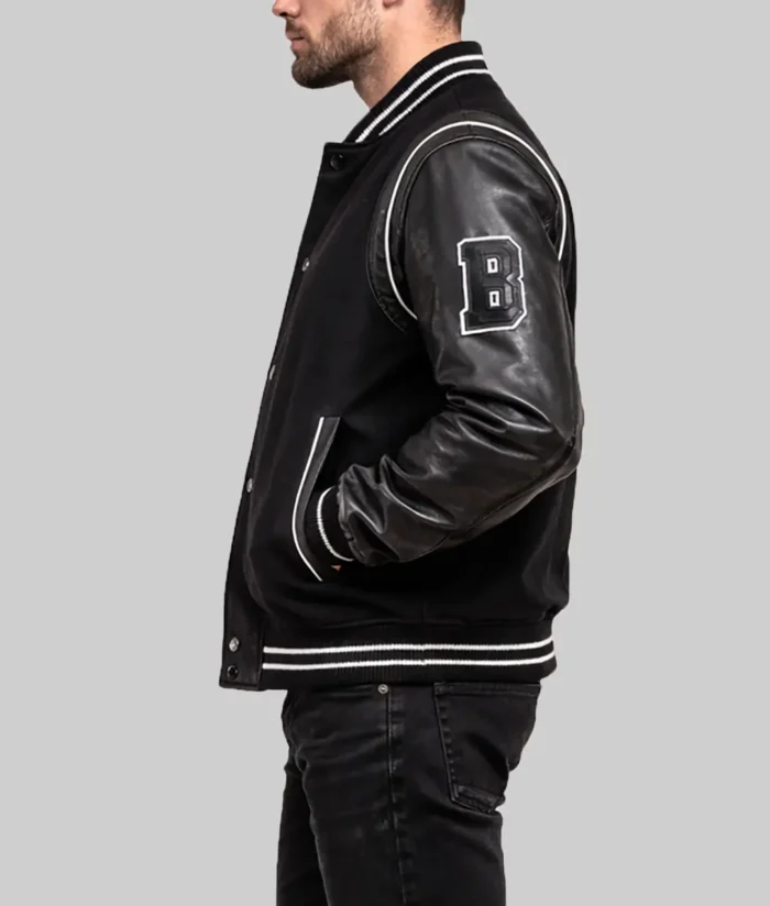 Ivan Provorov Black Varsity Jacket - Image 2