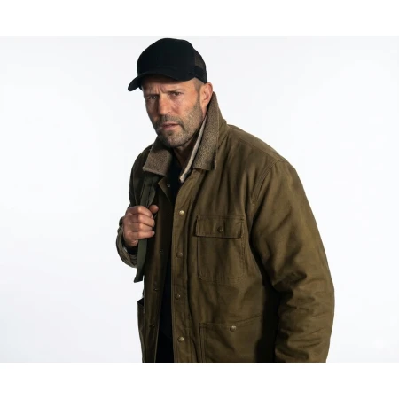 Jason Statham Mutiny Shearling Jacket