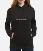 Jersey Shore Family Vacation Jenni Farley JWoww Not Above Violence Hoodie - Image 2