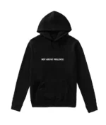 Jersey Shore Family Vacation Jenni Farley JWoww Not Above Violence Hoodie - Image 4