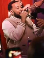 John Legend NYC Karaoke Night Varsity Jacket
