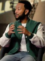John Legend The Voice 2026 Green Varsity Jacket