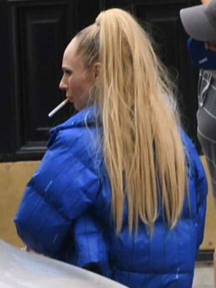 Juno-Temple-TV-Series-Ted-Lasso-Season-3-Keeley-Jones-Blue-Puffer-Jacket
