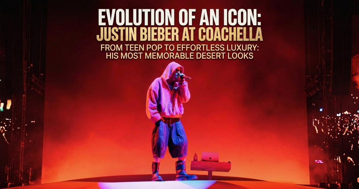 Justin Bieber at Coachella Iconic Coachella Outfits You Need to See