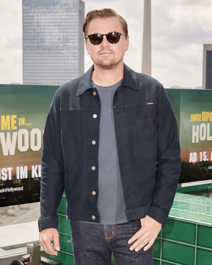 Leonardo DiCaprio Once Upon A Time In Hollywood Black Denim Jacket