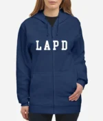 The Rookie Celina Juarez LAPD Hoodie - Image 2