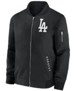 Los-Angeles-Dodgers-Dugout-Black-Jacket-Front