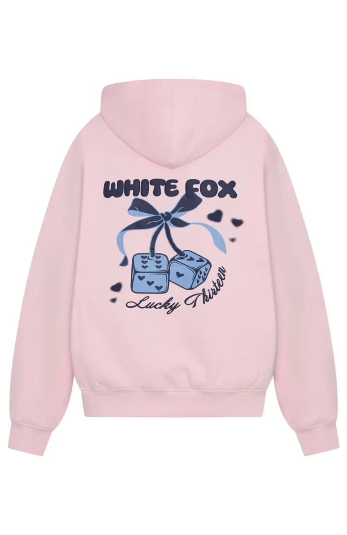 Lucky Thirteen Cheyenne Oversized Hoodie Soft Pink - Image 2