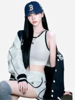 Aespa Karina 2026 New York Varsity Jacket - Image 3