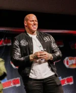 Martyn Ford Mortal Kombat 2 Black Varsity Jacket - Image 2