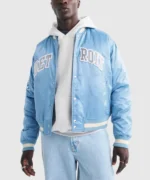 Abercrombie Detroit Lions Varsity Bomber Jacket - Image 8