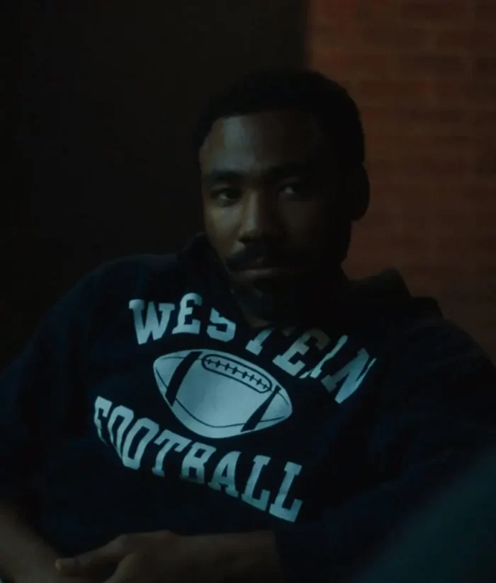 Mr. & Mrs. Smith John Smith Western Football Hoodie - Image 3