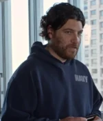 Mr. Throwback Adam Pally Navy Hoodie - Image 6