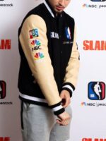 NBA On NBC 2025 SLAM Draft Varsity Jacket - Image 2