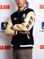NBA On NBC 2025 SLAM Draft Varsity Jacket - Image 4