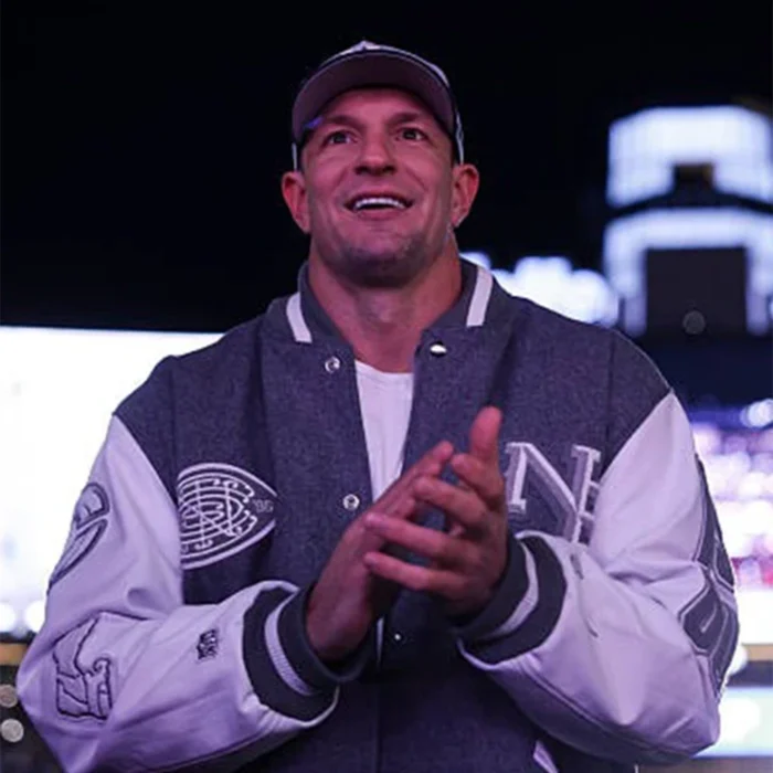 New-England-Patriots-Rivalries-Rob-Gronkowski-Jacket.webp Rob Gronkowski New England Patriots Rivalries Varsity Jacket - Image 1