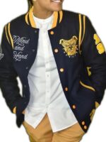North Carolina A&T Blue Varsity Jacket