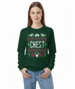 Oh. What. Fun. Mae-bell Christmas Chest Sweatshirt - Image 5