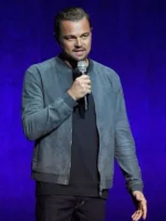 Once Upon a Time In Hollywood Leonardo DiCaprio Bomber Leather Jacket