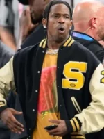 Travis Scott Paris Olympics Varsity Jacket - Image 4