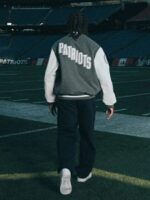 Patriots 2025 Rivalries Varsity Jacket - Image 2