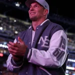 Rob Gronkowski New England Patriots Rivalries Varsity Jacket - Image 3