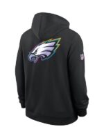 Philadelphia Eagles Black 2025 Black Hoodie - Image 3