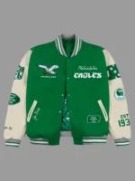 Golf Wang Philadelphia Eagles Letterman Jacket - Image 2