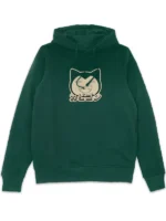 Green Unisex Snorlax Snoozy Pokemon Hoodie