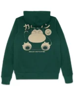 Green Unisex Snorlax Snoozy Pokemon Hoodie - Image 2