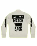 Protect Your Inner G Gang White Varsity Jacket - Image 2