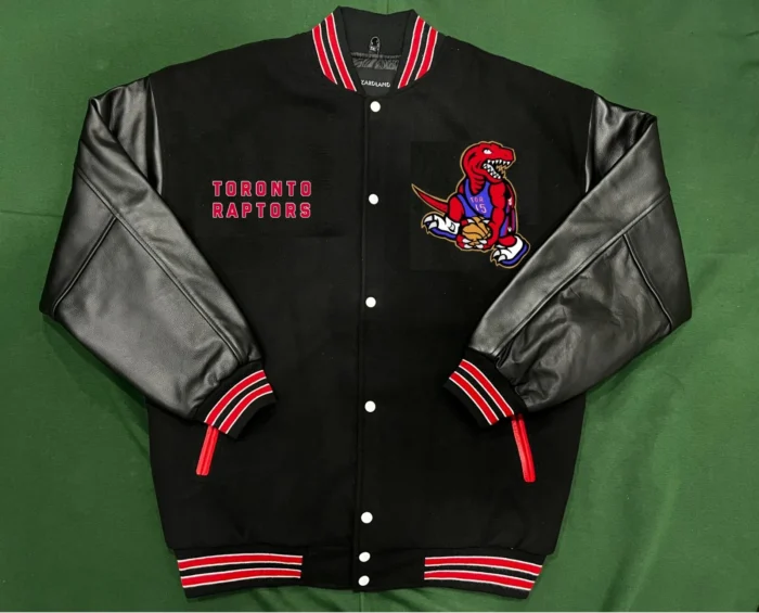 RARE Toronto Raptors Vince Carter 2025 NBA City Edition Varsity jacket - Image 1