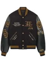 Method Man Relationship Goals Black Varsity Jacket - Image 3