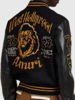 Method Man Relationship Goals Black Varsity Jacket - Image 4