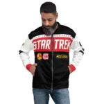 Star Trek: The Original Series To Boldly Go Unisex Bomber Jacket - Image 4
