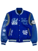 Royal Blue Hampton Motto Varsity Jacket