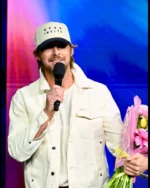 Ryan Gosling White Denim Jacket