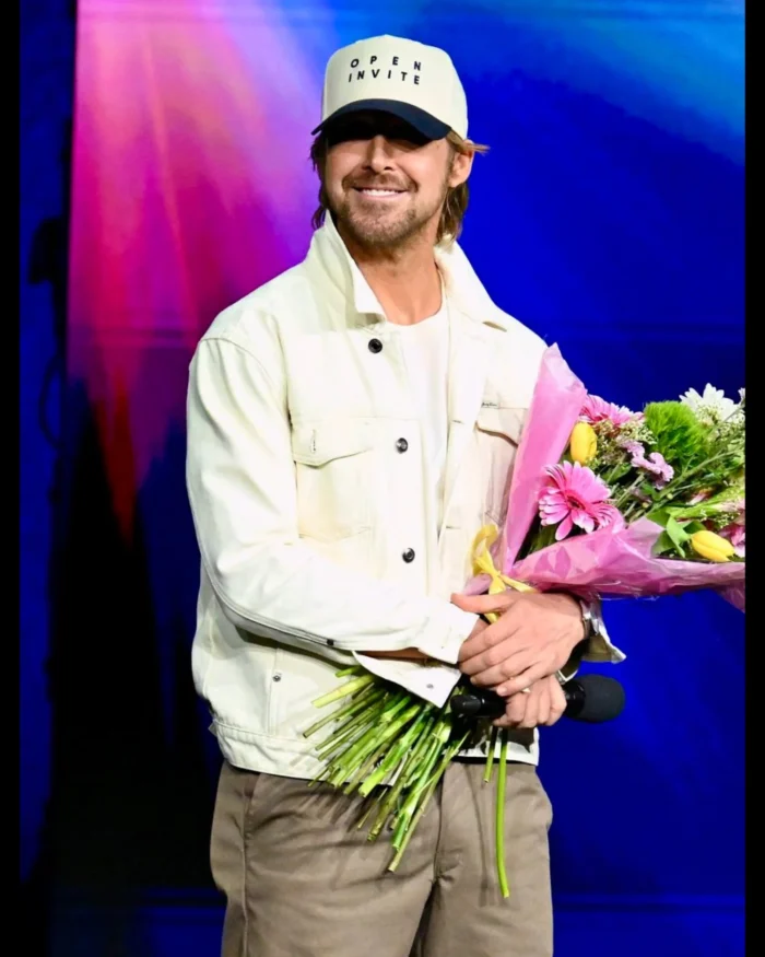 Ryan Gosling White Denim Jacket CinemaCon 2026