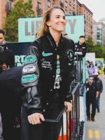 Liberty Championship Parade Sabrina Ionescu Varsity Jacket - Image 6