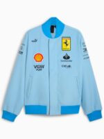 Ferrari Miami Blue Varsity Jacket - Image 2