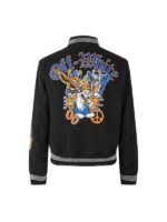 Simon Cowell The Next Act S01 Off-White Varsity Jacket - Image 3