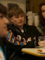 Simon Cowell The Next Act S01 Off-White Varsity Jacket