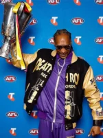 Snoop Dogg AFL 2025 Grand Final Varsity Jacket - Image 2